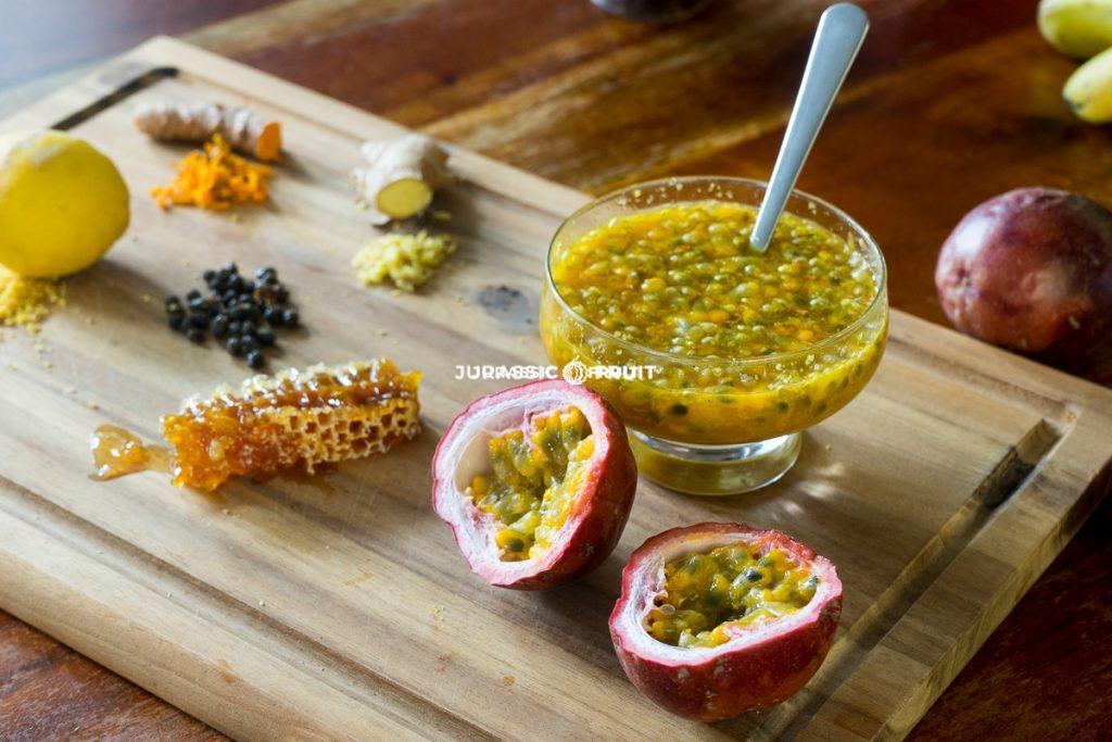 Passionsfrucht-Honig-Elixier