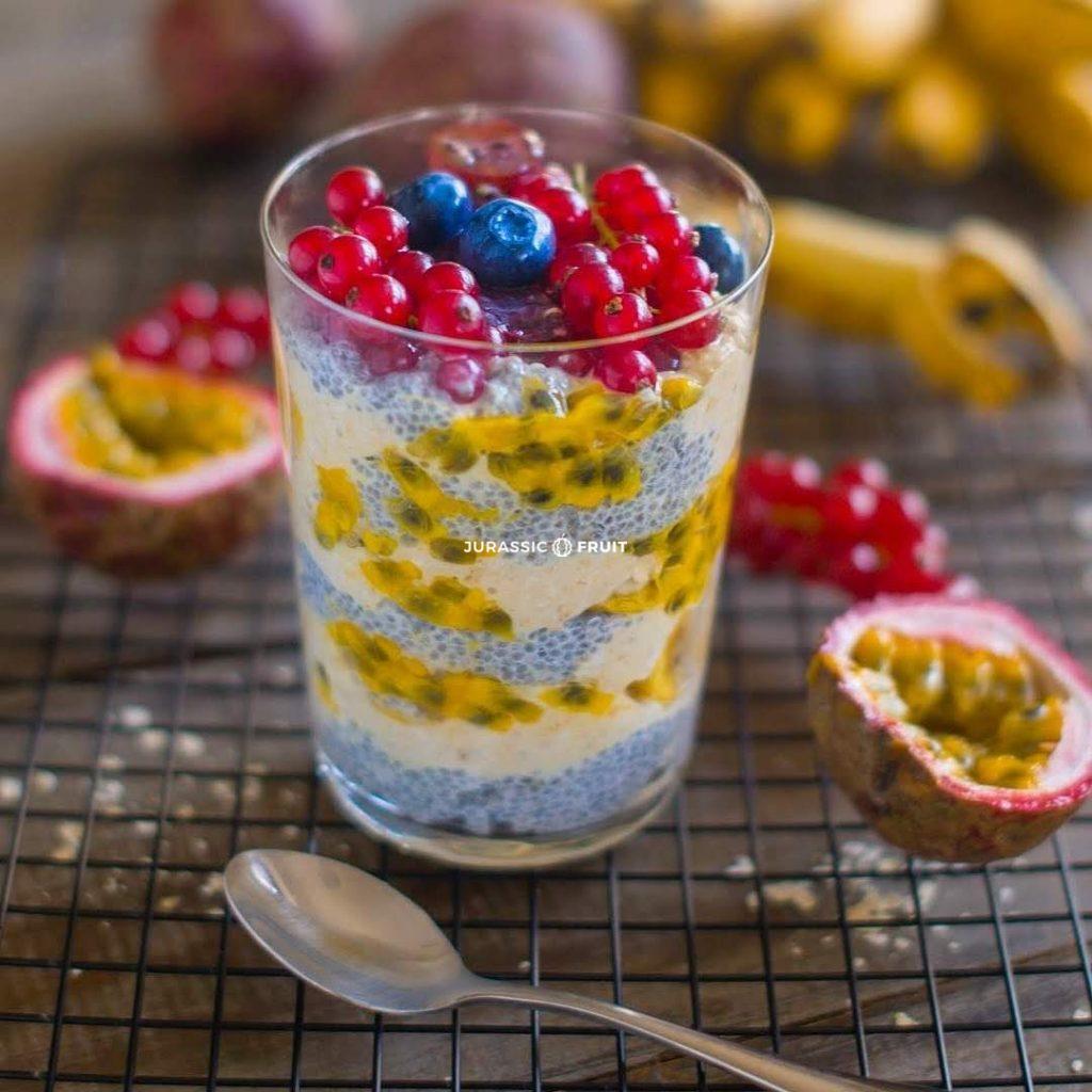 Pudding au fruit de la passion